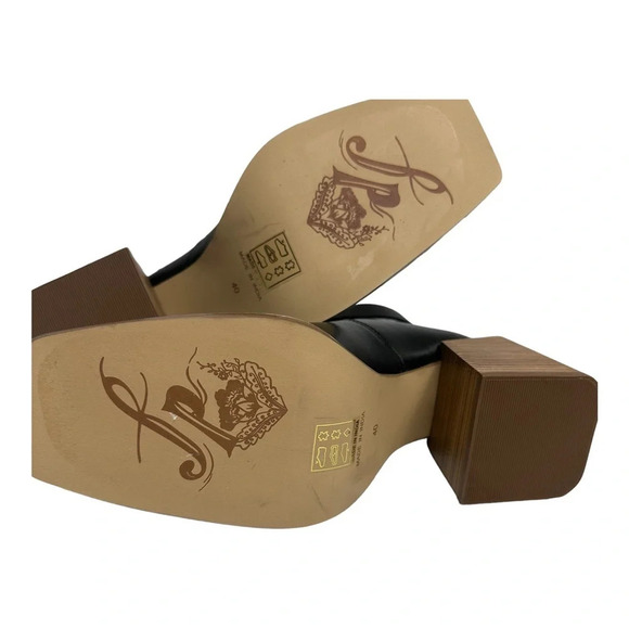 FREE PEOPLE BRADY BUCKLE SHOEBOOT IN BLACK  SZ: 40/9.0-9.5 - Picture 8 of 14